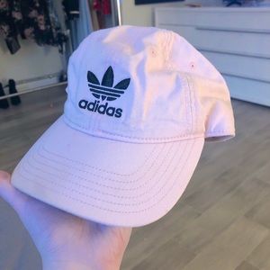 Pink adidas baseball cap